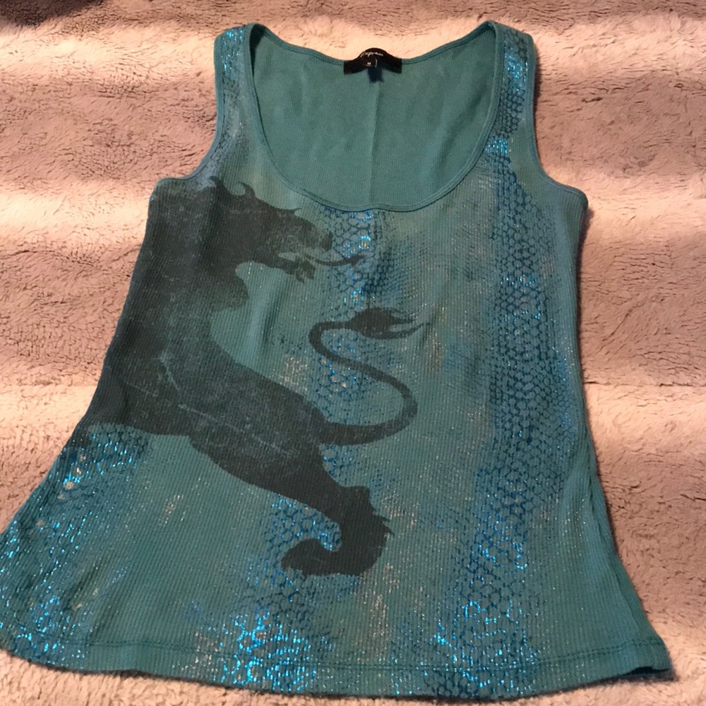 Express scoop neck tank